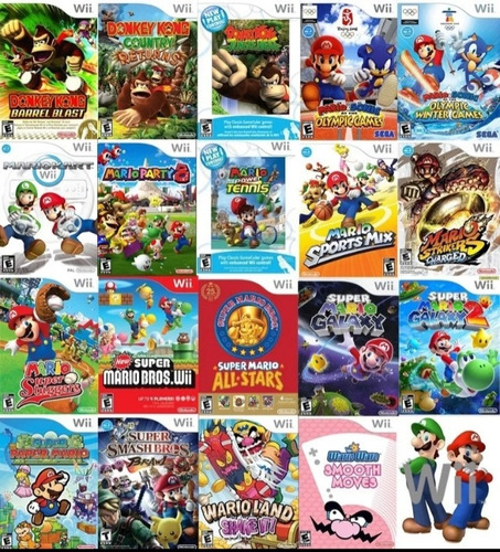 Memoria Usb De 32gb Llena De Juegos Para Nintendo Wii Mercado Libre