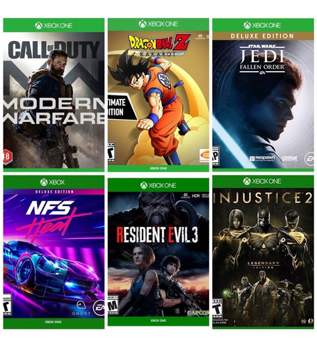 Oferta! Combo De 6 Juegos, Escoge 6 Juegos Xbox One Offline