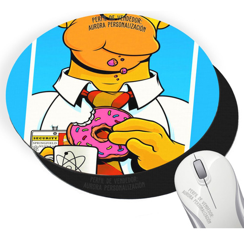 Pad Mouse Sublimado Simpson Homero 004