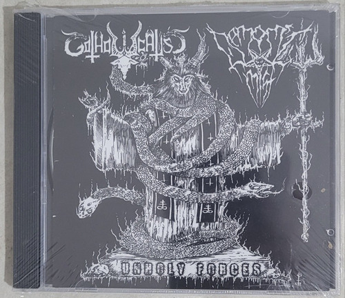 Gotholocaust / Demonic Mist  - Unholy Forces . Split Cd