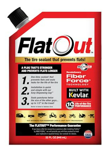 Flatout 20110 Tire Sealant (multi-purpose Formula), Great Fo