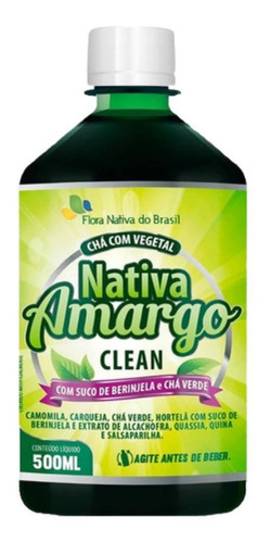 Cha Nativa Amargo Clean Flora Nativa 500ml