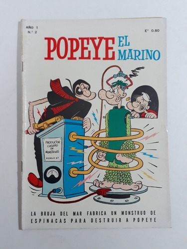 Popeye El Marino 2. Editorial Lord Cochrane. Chile. King F.s