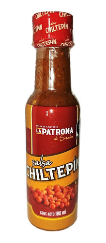 Salsa Chiltepín La Patrona 1 Envase 190 Ml