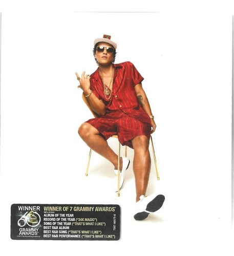 Bruno Mars Xxivk Magic Cd, Album + Blu-ray
