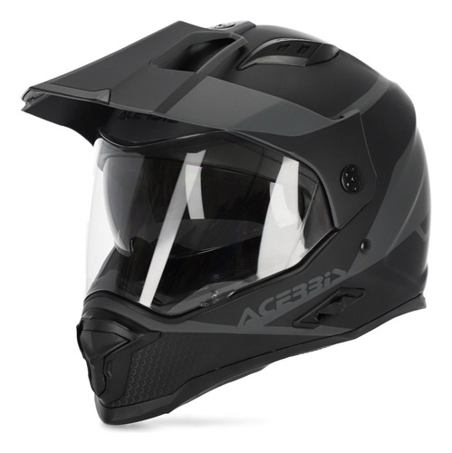 Casco Acerbis Reactive Vtr Negro Talle Xl - Cafe Race