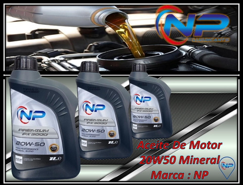 Aceite De Motor 20w50 Mineral  Marca : Np 