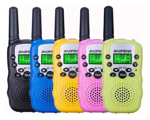 2 Radio Intercomunicadores Walkie Talkie Rs Bf-t3 Uhf 22 3km