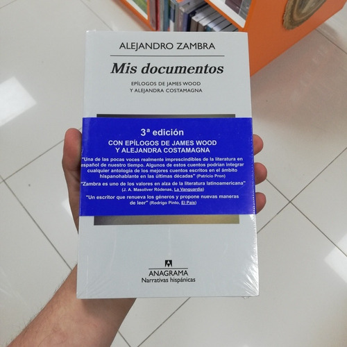 Libro Mis Documentos - Alejandro Zambra (envío Gratis) 