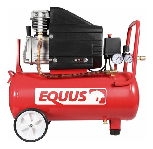 Compresor Equus 1.5hp 10 Litros Premium Da0500109 - Smf Color Rojo