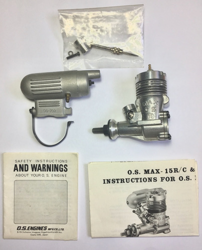 Imagen 6 de 8 de Kit Motor Os Max 15 | Aeromodelismo