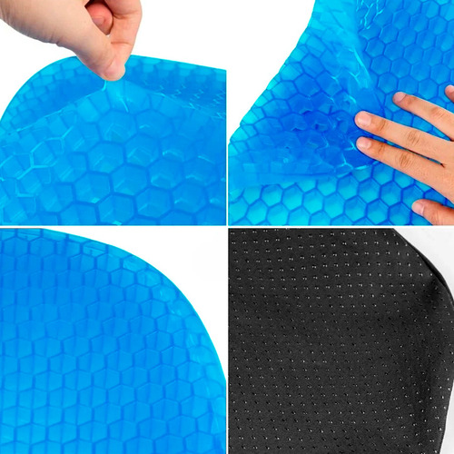 Almohadón De Gel Viscoelástico Para Silla, Ergonómico