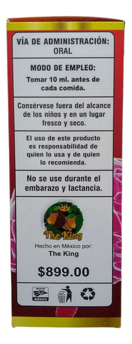 Saca Tumores Reforzado Con Oruzus Tonico 1 Litro
