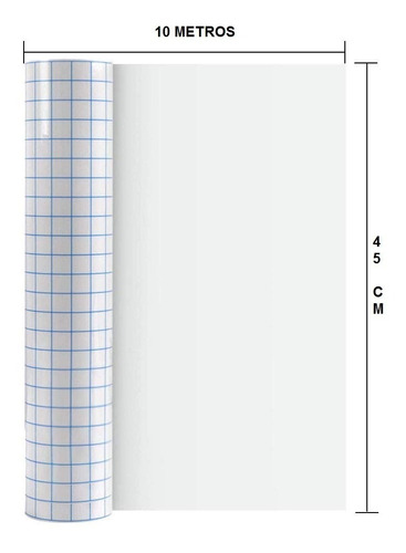 Papel Adhesivo Contact Transparente 45 Cm X 10 Metros