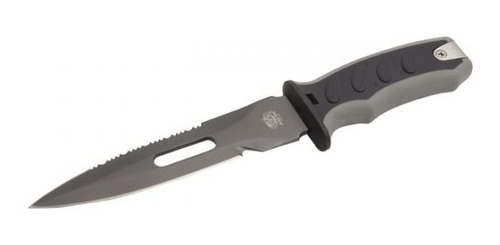 Imagem 2 de 4 de Faca De Mergulho Qs-214b Cinto E Bainha Pesca Sub Albatroz