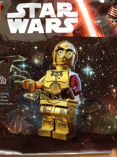 Lego Star Wars The Force Awakens Polybag C-3po Red Arm