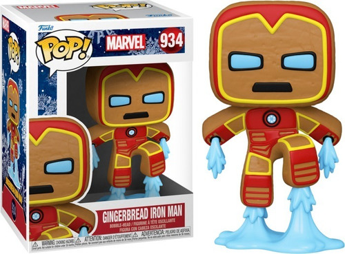 Imagen 4 de 9 de Set 8 Funko Pop Galleta Jengibre Navidad Marvel Coleccion