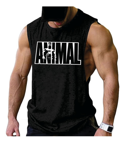 Playera Roda Oversize Tank Top Animal Gym Fitness Sin Mangas