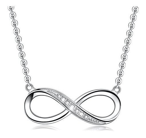 Onesight Infinity Collar Colgante Para Mujer 925 Sterling Si