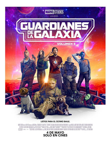 Pelicula Guardianes De La Galaxia Vol 3  Formato Digital