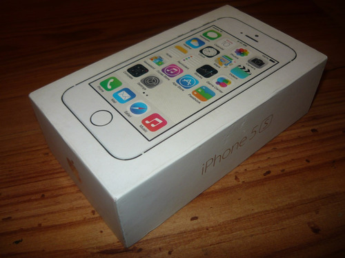 Caja De iPhone 5s Silver 16gb Completo Con Sacachip