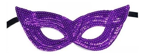 5 Masquerade Eye Half Cover Disfraces Accesorio Violeta