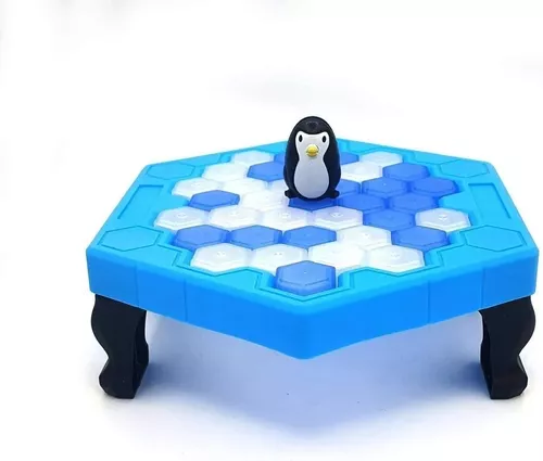 Jogo Pinguim Quebra Gelo Numa Fria Mesa Brinquedo Infantil - Art