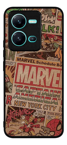 Funda Protector Case Para Vivo V25 5g Marvel Comics