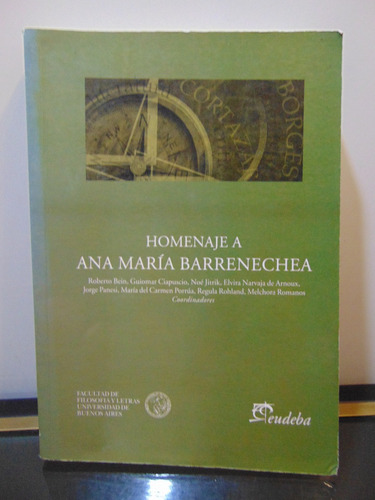 Adp Homenaje A Ana Maria Barrenechea / Ed. Eudeba 2006