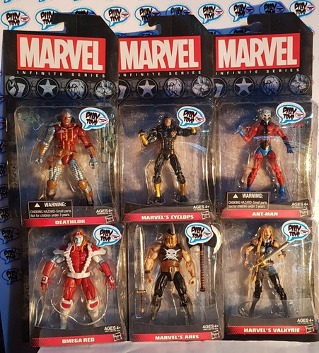 Hasbro Marvel Universe 33/4 6piezas.