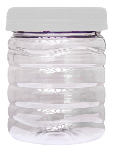 Pote Plástico Pet C/ Rosca 220ml 100 Uni Para Alho Triturado