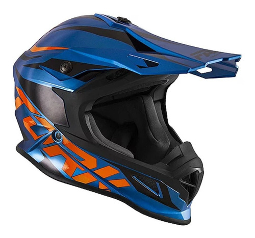 Capacete Motocross Pro Tork Fast 788 Azul