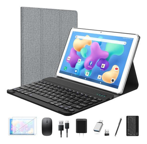 Tableta Feonal Android 10 4gb Ram 128gb Rom Con Accesorios