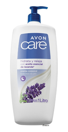 Crema Corporal Aceite Esencial De Lavanda 1l - Avon Care