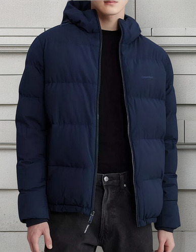 Chamarra Puffer Calvin Klein Para Hombre Otoño / Invierno