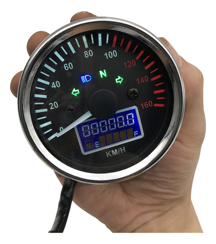 Tacómetro De Combustible, 0-160 Metros, Indicador Digital Un