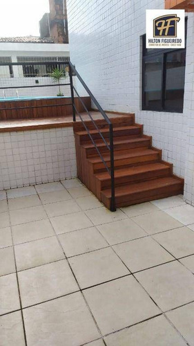 Imagem 2 de 15 de Apartamento Com 3 Dormitórios S/01 Suite, À Venda, 73 M² A Poucos Metros Do Mar! Por R$ 375.000 - Cabo Branco - João Pessoa/pb - Ap6548