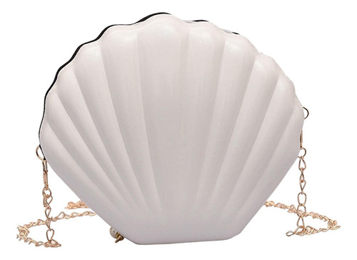 / Bolso De Hombro Con Forma De Concha Para Mujer, Monedero