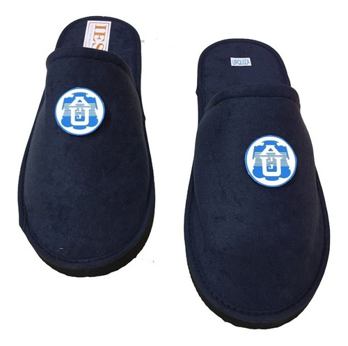 Pantuflas Chinelas Futbol Escudo Jj Urquiza Varon Hombre 