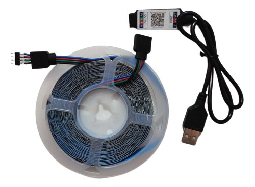 Tira Luces Led Bluetooth Rgb 5 Metros, Envio Gratis