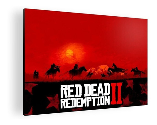 Cuadro Decorativo Mural Red Dead Redemption 2 118x84 Mdf