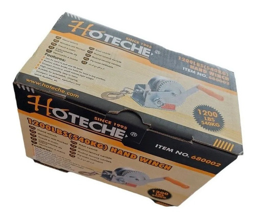 Winche Malacate Manual 1200 Libras