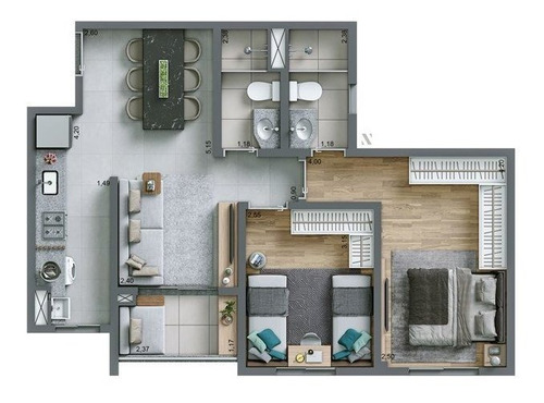 Imagem 13 de 15 de Apartamento À Venda No Bairro Rudge Ramos - São Bernardo Do Campo/sp - O-6105-14501