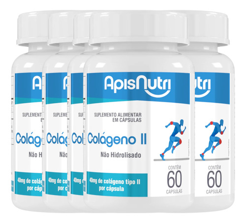 2x Colágeno Tipo 2 Articulação Apisnutri Puro Original