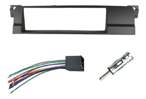 Panel De Radio De 1 Din Para Bmw, Serie 3, E46, 1998-2005