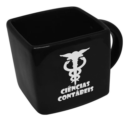 Caneca Cubo Quadrada Profissao Contabeis 200ml