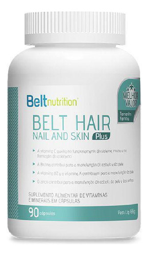Belt Hair Nail And Skin Plus Família 3 Meses De Tratamento