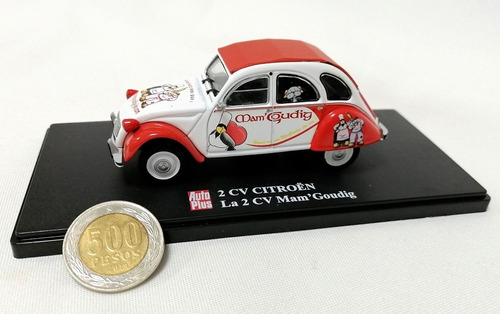 Miniatura Diecast 1/43, 2 Cv Citroen, La 2 Cv Mam'gouding