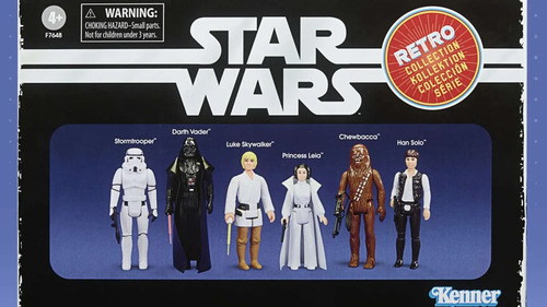 Star Wars Retro Collection Episodio 4 Leia Luke Han Vader Ch