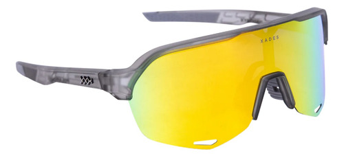 Lentes De Sol Xades Deportivos Ltd Aero Lente Naranja Varilla Ahumado Armazón Ahumado